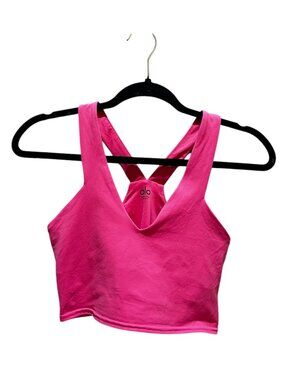 ALO YOGA Real Bra Tank Bright Pink